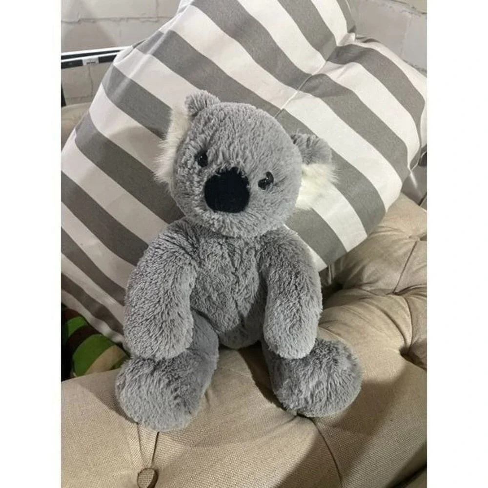 Aurora World Realistic Koala Bear Gray Sitting Plush Stuffed Animal Toy 14